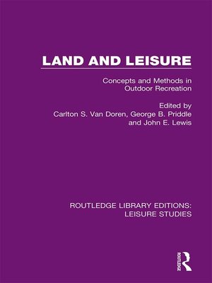 cover image of Land and Leisure